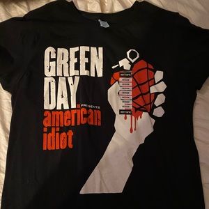 Green Day America idiot shirt
